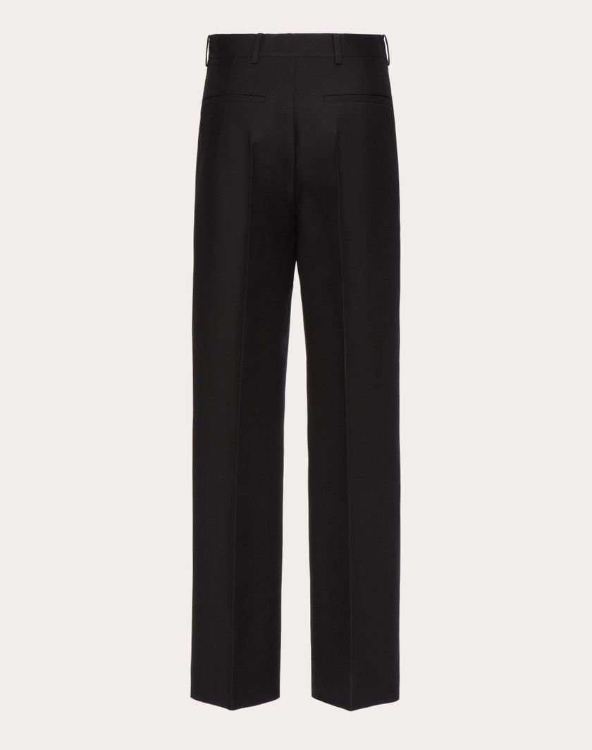 Valentino Handbags Pantaloni In Crepe Couture Per Donna In Nero | Valentino IT