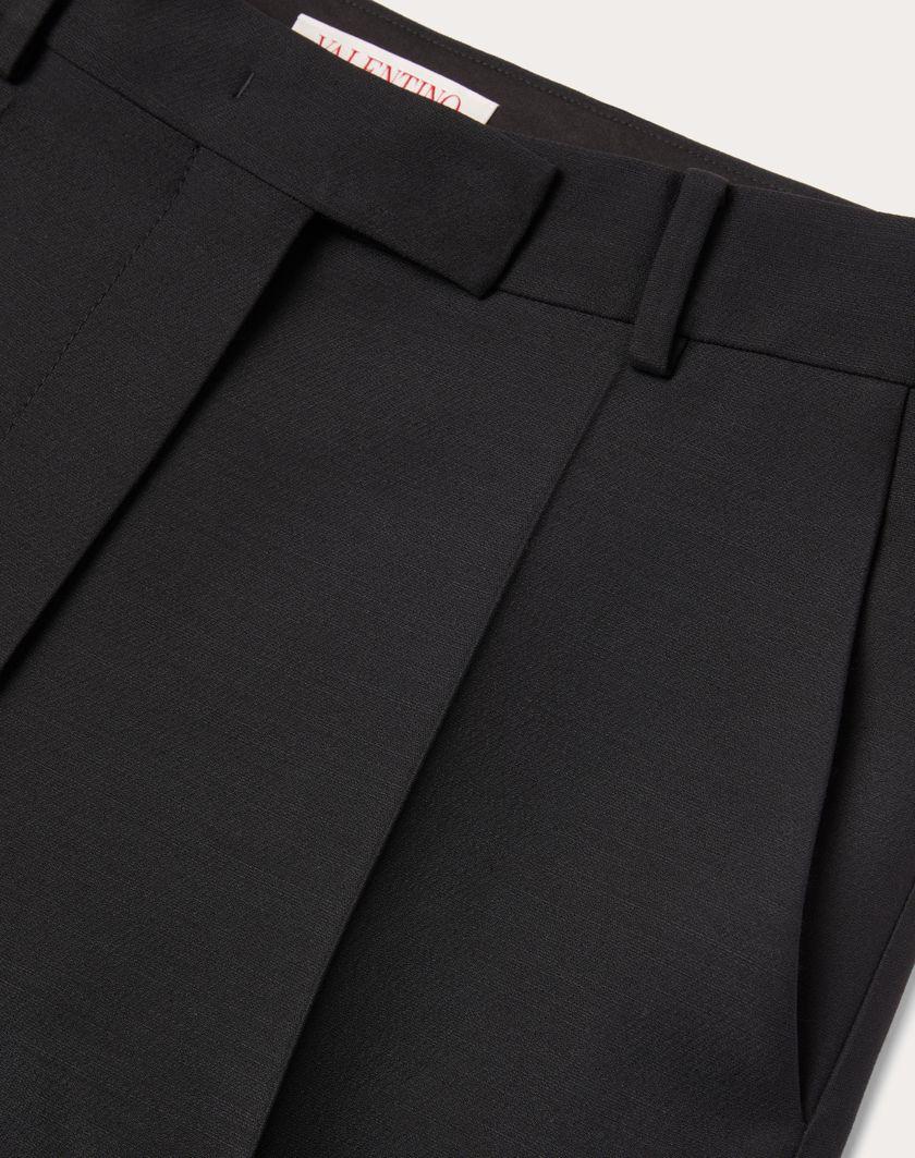 Valentino Handbags Pantaloni In Crepe Couture Per Donna In Nero | Valentino IT