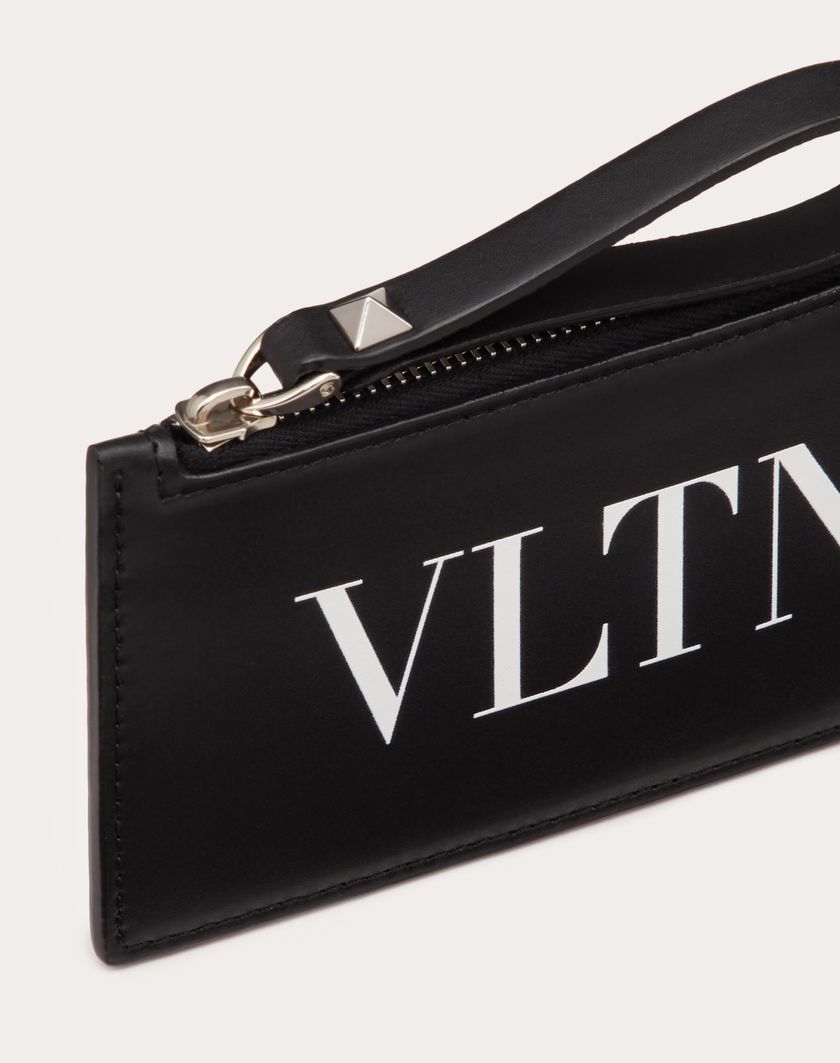 Valentino Handbags Portacarte Vltn Per Uomo In Nero/bianco | Valentino IT