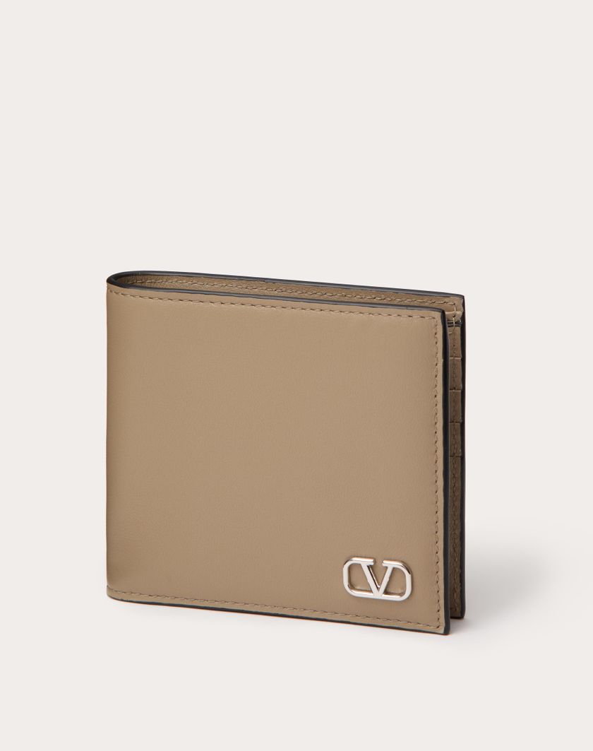 Valentino Handbags Portafoglio Vlogo Signature In Vitello Per Uomo In New Chinos | Valentino IT