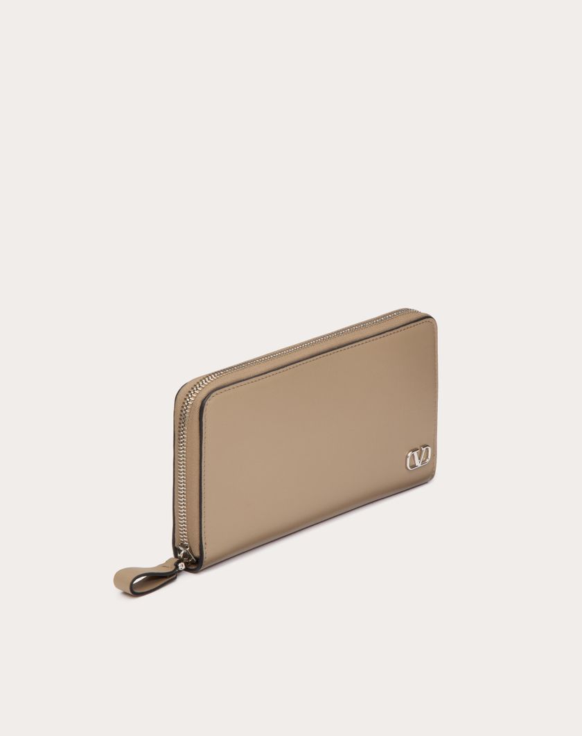 Valentino Handbags Portafoglio Vlogo Signature In Vitello Per Uomo In New Chinos | Valentino IT