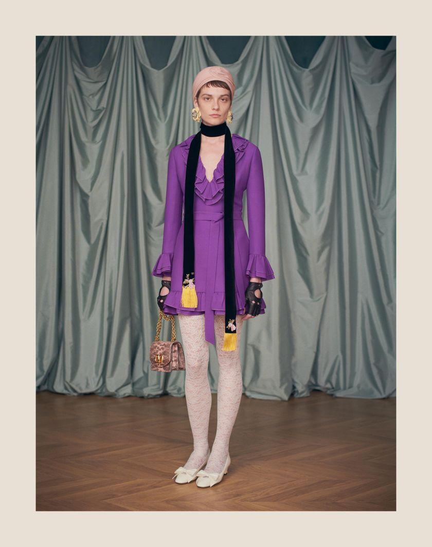 Valentino Handbags Sciarpa Valentino In Velluto Con Ricamo Per Donna In Multicolor | Valentino IT