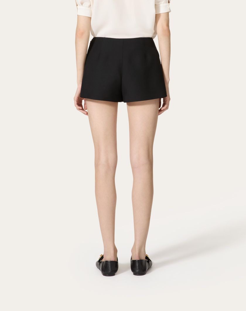 Valentino Handbags Skort In Crepe Couture Per Donna In Nero | Valentino IT