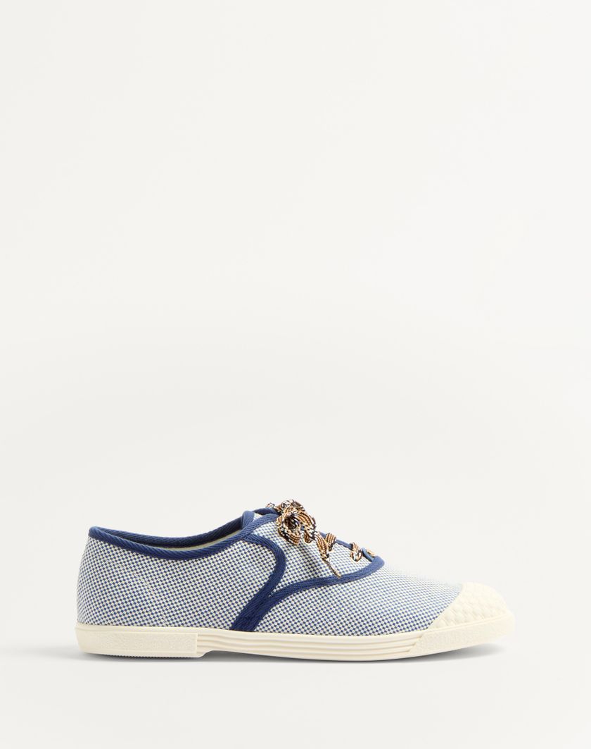 Valentino Handbags Sneaker Bay By Bay In Tessuto per Uomo in Tabacco | Valentino IT