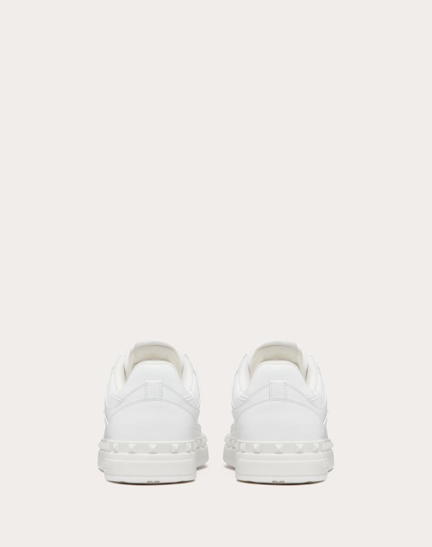 Valentino Handbags Sneaker Low Top Freedots In Vitello Per Uomo In Blu/bianco | Valentino IT