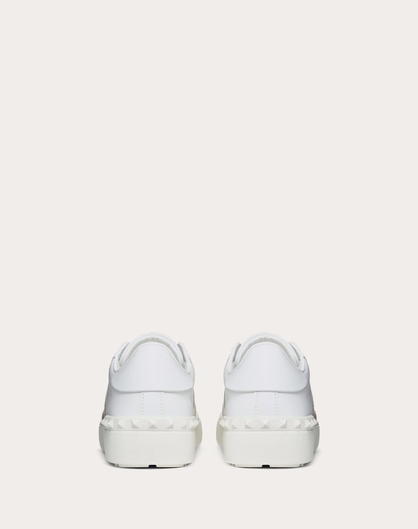 Valentino Handbags Sneaker Open Con Banda Metallizzata Per Donna In Bianco/platino | Valentino IT