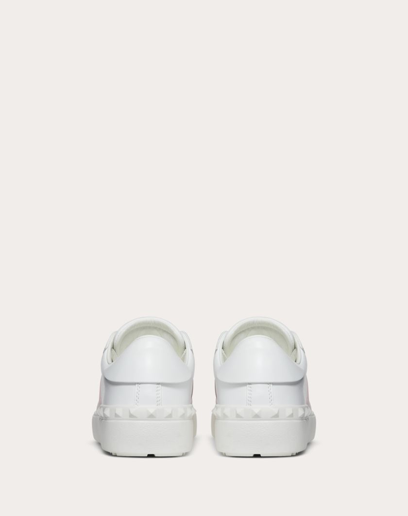 Valentino Handbags Sneaker Open In Vitello Per Donna In Bianco/water Rose | Valentino IT