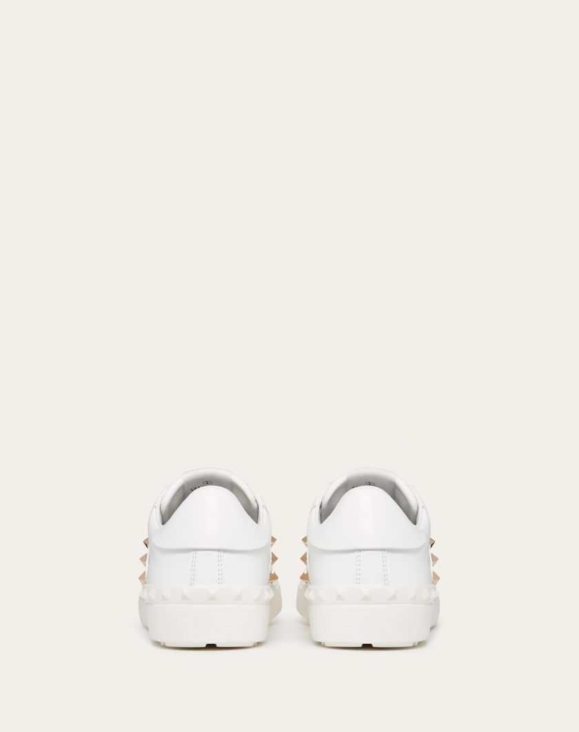 Valentino Handbags Sneaker Rockstud Untitled In Vitello Per Uomo In Bianco | Valentino IT