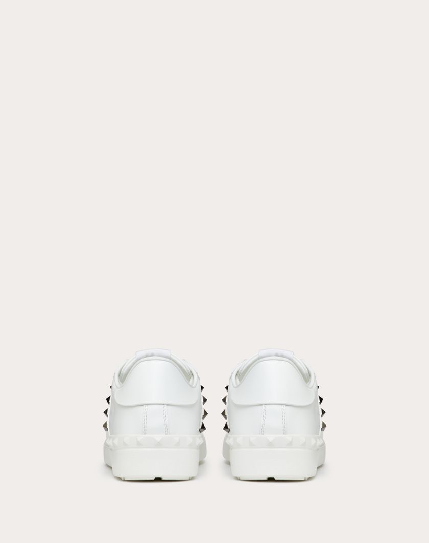Valentino Handbags Sneaker Rockstud Untitled In Vitello Per Uomo In Bianco | Valentino IT