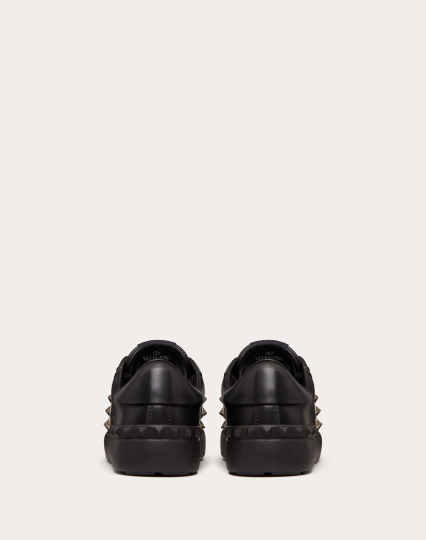 Valentino Handbags Sneaker Rockstud Untitled Noir In Vitello Per Donna In Nero | Valentino IT