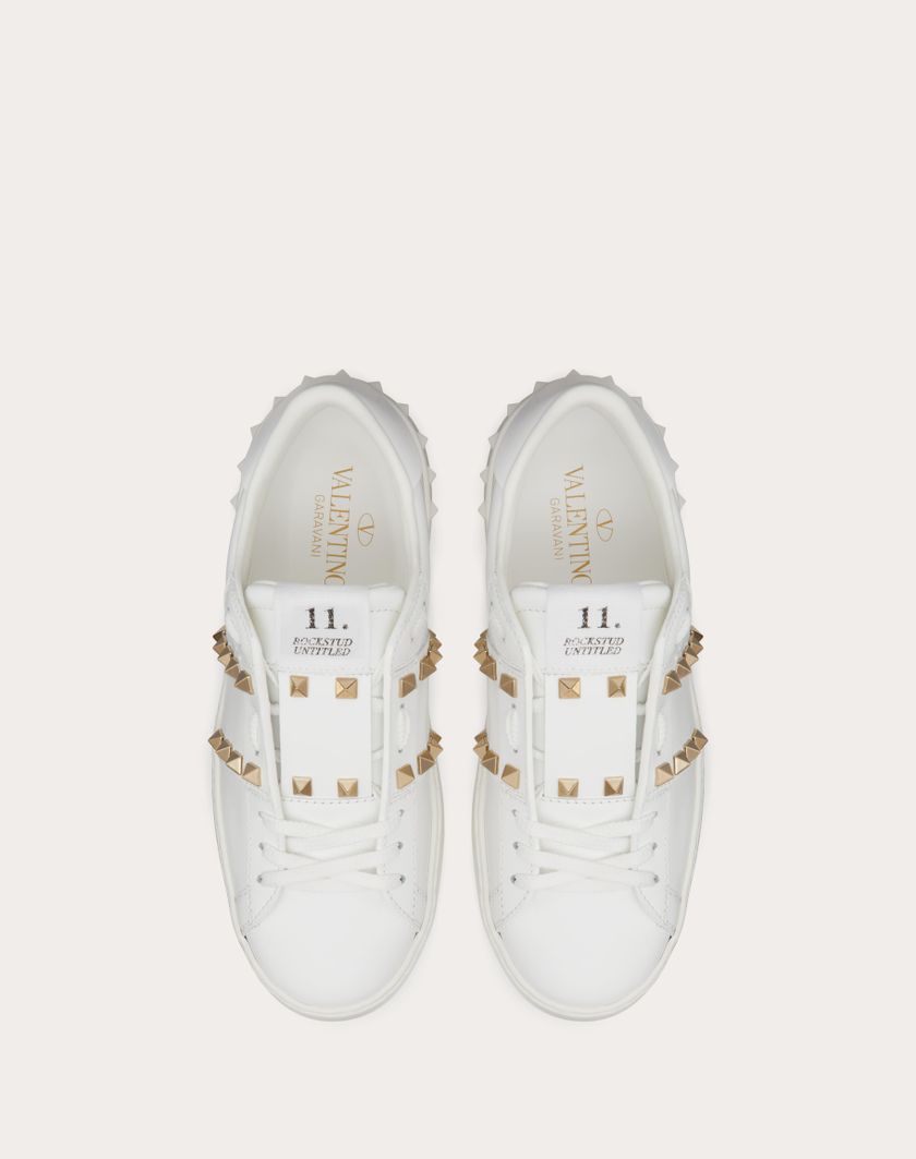 Valentino Handbags Sneaker Rockstud Untitled Per Donna In Bianco | Valentino IT