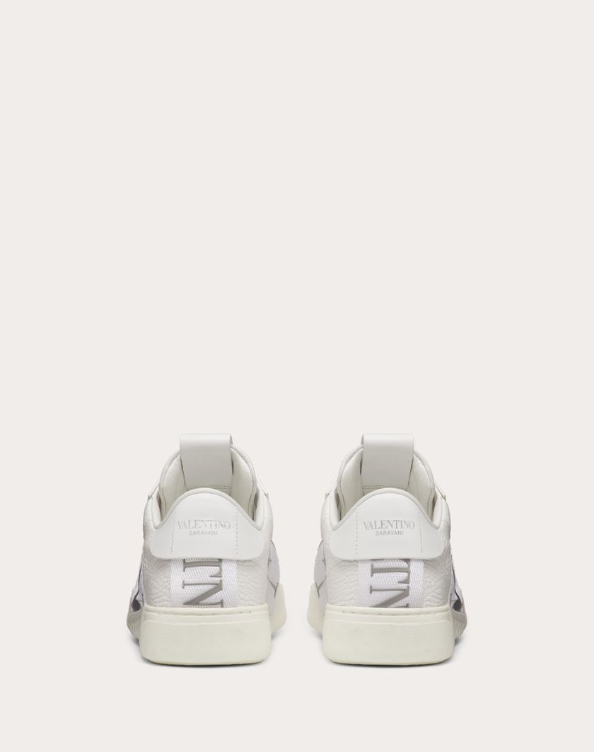 Valentino Handbags Sneaker Vl7n In Vitello E Nastri Per Donna In Bianco | Valentino IT