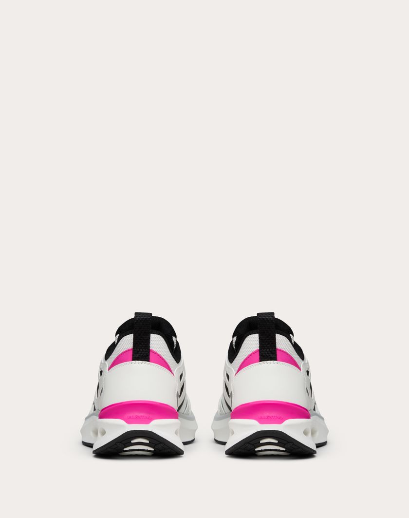 Valentino Handbags Sneaker Vlogo Easyjog In Vitello E Tessuto Per Donna In Multicolor | Valentino IT