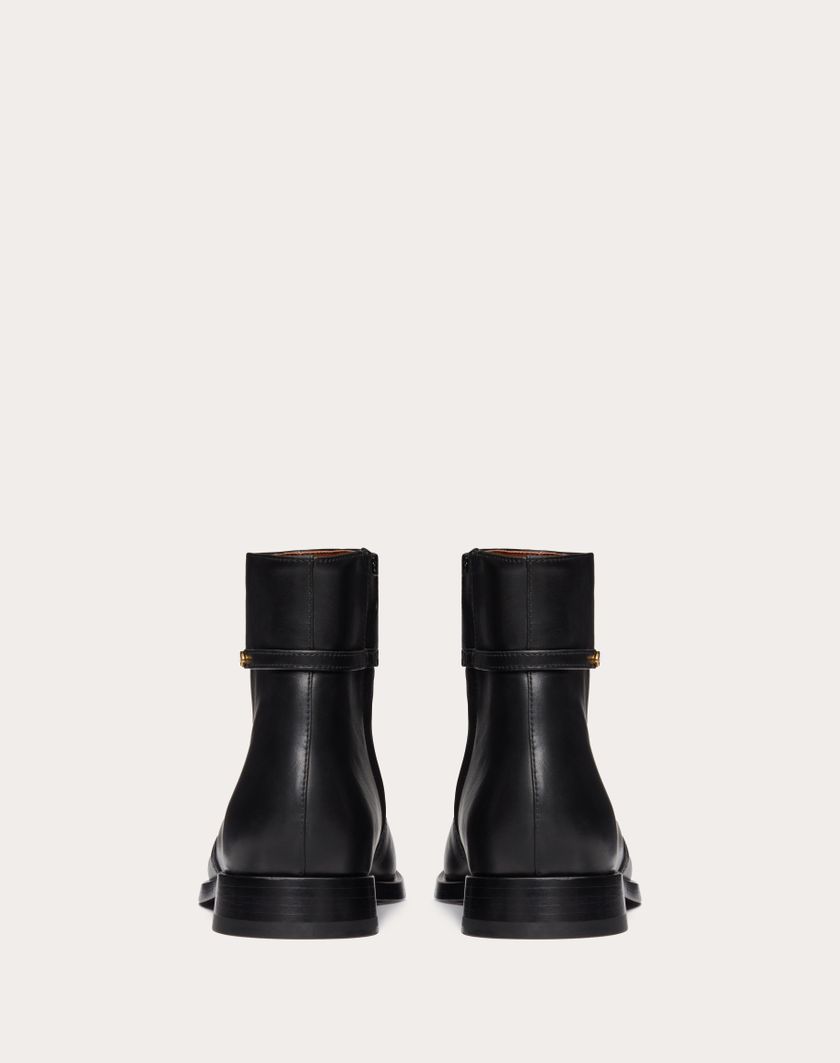 Valentino Handbags Stivaletto Mini Vlogo Signature In Vitello Per Uomo In Nero | Valentino IT