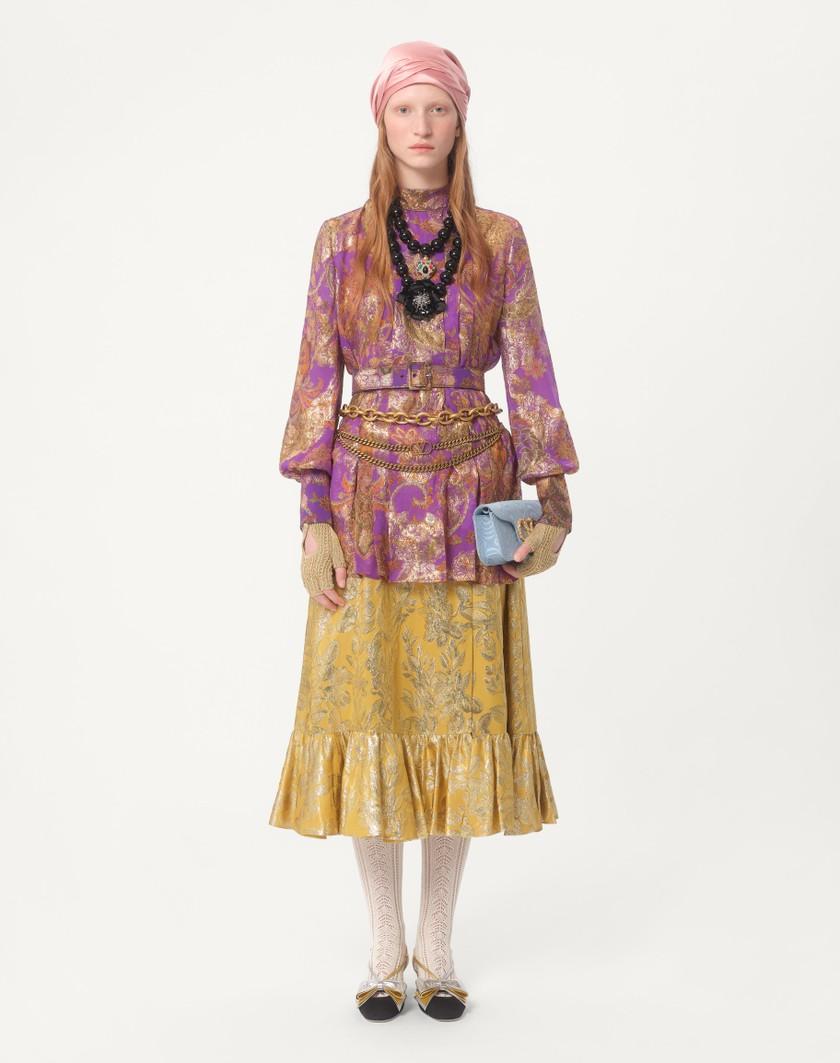 Valentino Handbags Top In Fil Coupe' Lame' Cachemire Apres L'hiver per Donna in Multicolor | Valentino IT