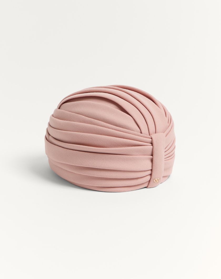 Valentino Handbags Turbante Rigido In Lana Per Donna In Avorio/oro | Valentino IT