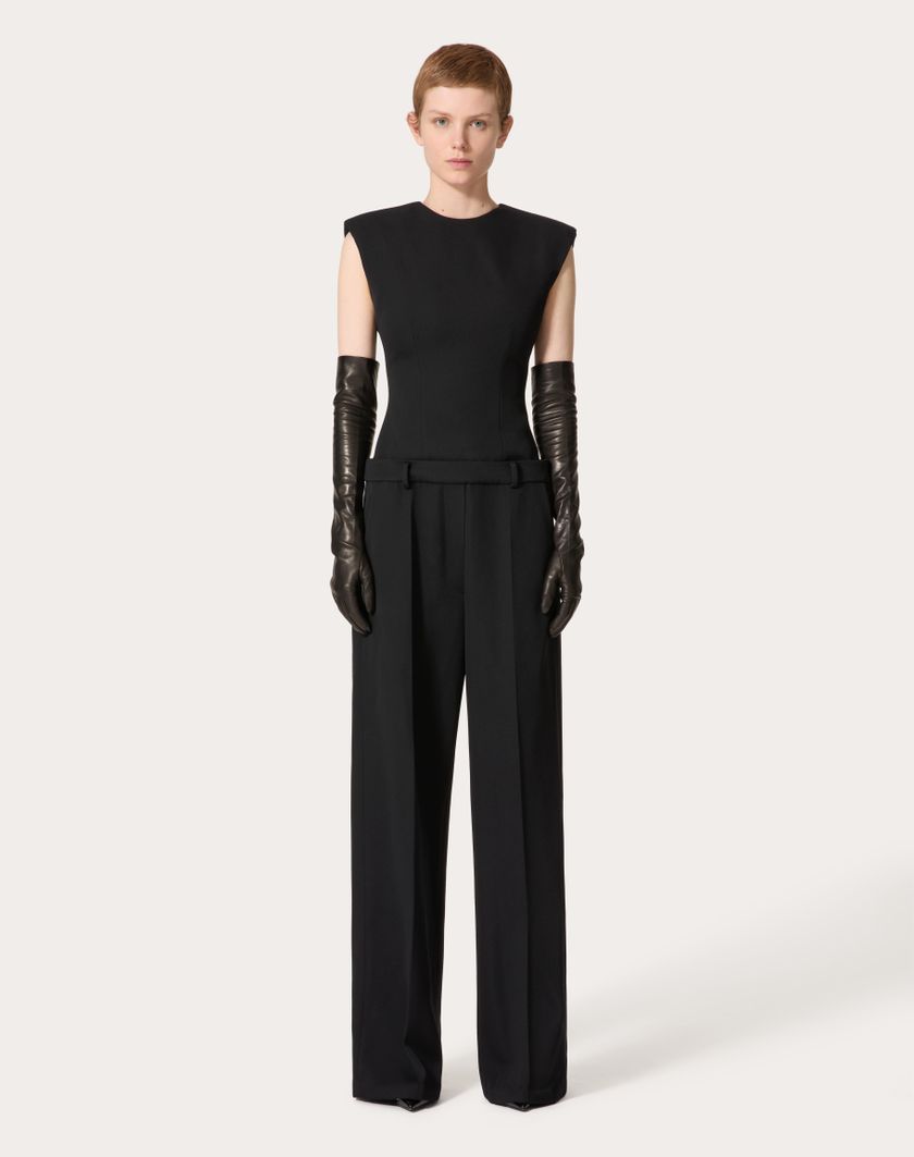 Valentino Handbags Tuta In Grisaille Per Donna In Nero | Valentino IT