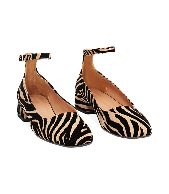 Valerio 1966 Ballerine in microfibra con stampa animalier | Valerio 1966