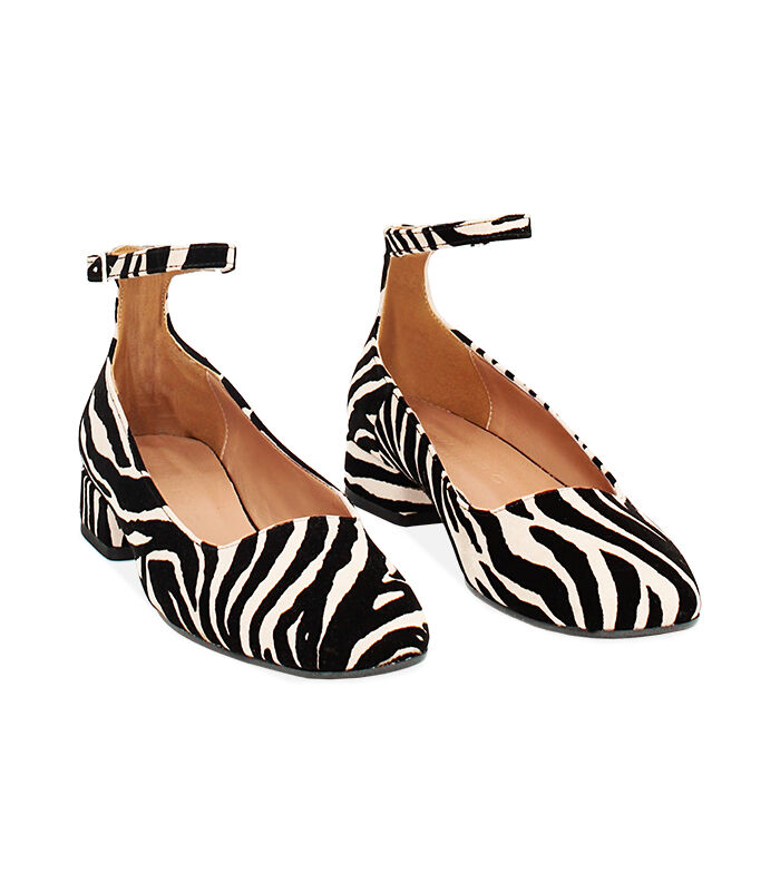 Valerio 1966 Ballerine in microfibra con stampa animalier | Valerio 1966