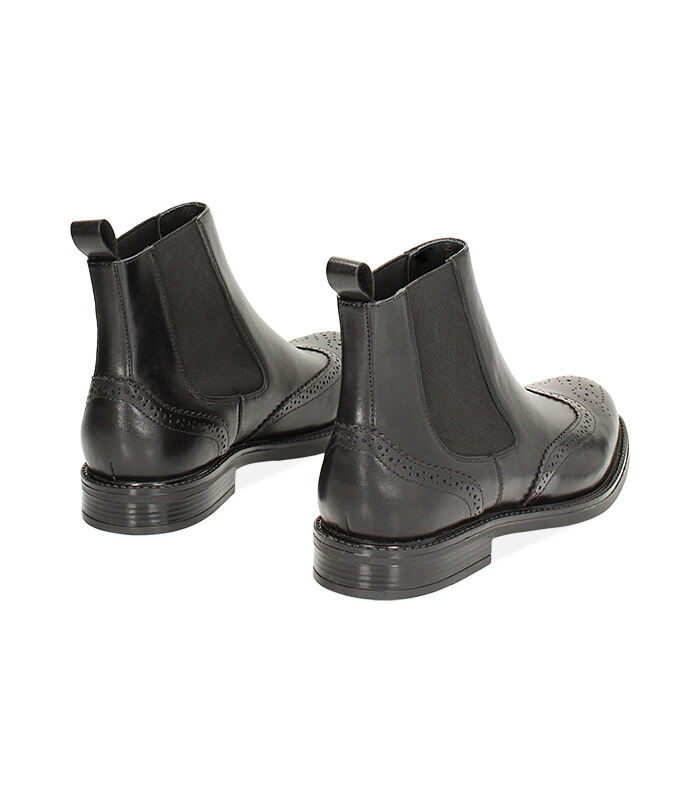 Valerio 1966 Beatles Con Impunture Oxford In Pelle Nera | Valerio 1966