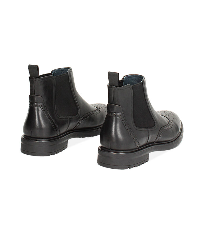 Valerio 1966 Beatles Nero In Pelle Stile Oxford | Valerio 1966