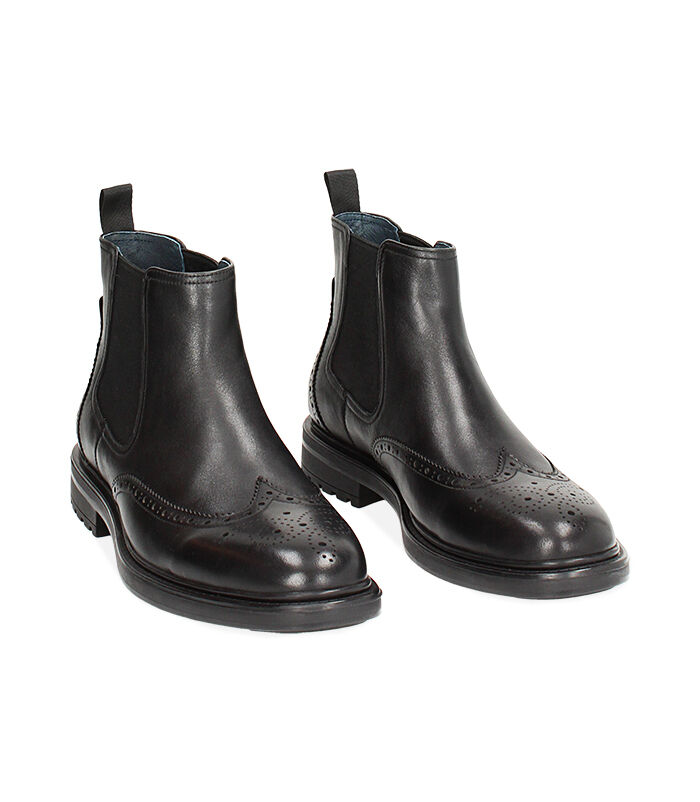 Valerio 1966 Beatles nero in pelle stile oxford | Valerio 1966