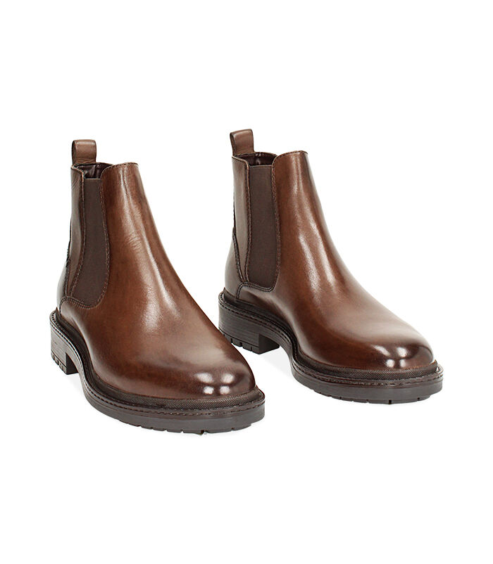 Valerio 1966 Beatles testa di moro in pelle con suola in gomma | Valerio 1966