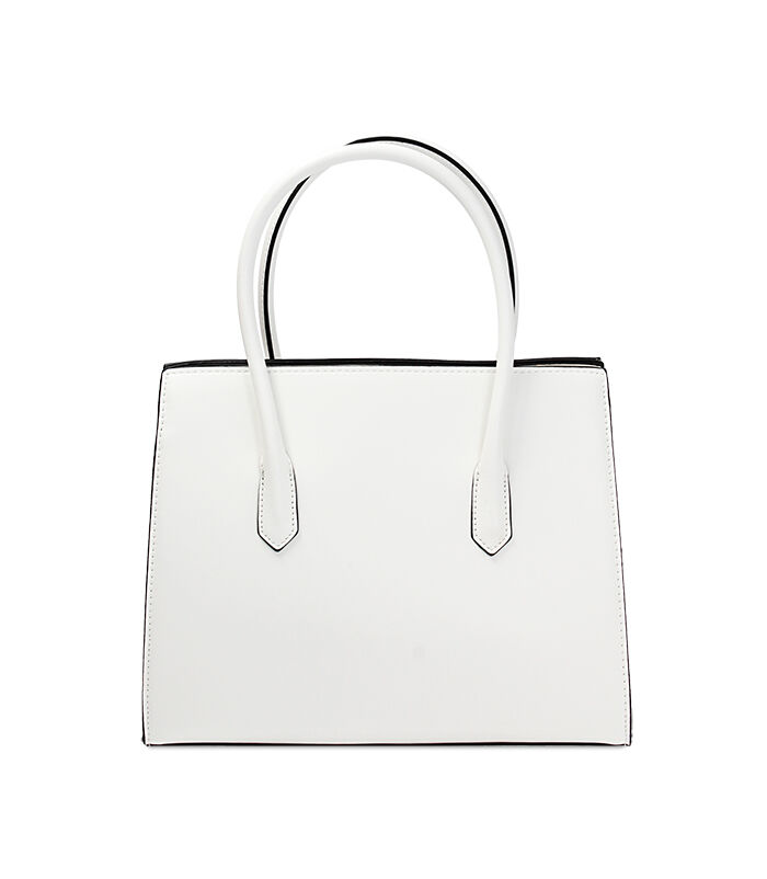 Valerio 1966 Borsa Donna A Mano Bianca Rigida | Valerio 1966