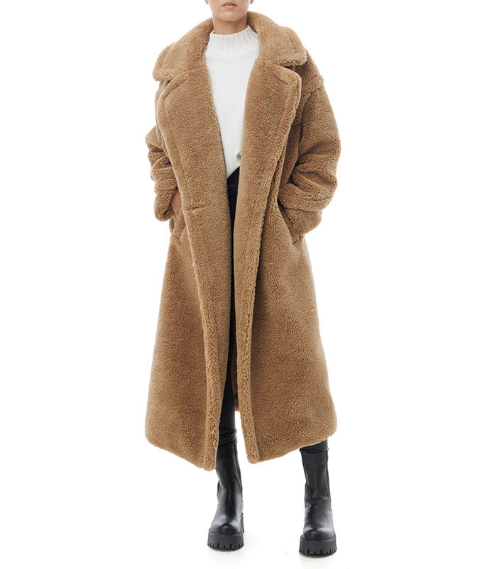 Valerio 1966 Cappotto Teddy Lungo Camel | Valerio 1966