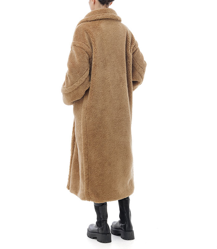 Valerio 1966 Cappotto teddy lungo camel | Valerio 1966