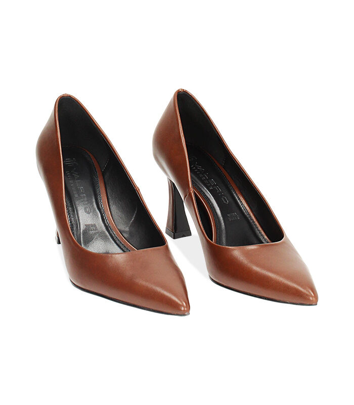 Valerio 1966 Décolleté cognac tacco 8 cm | Valerio 1966