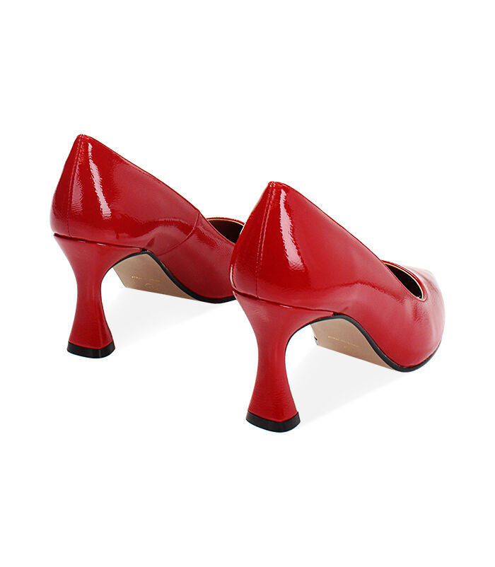 Valerio 1966 Décolleté Rosse In Naplak Tacco 7 Cm | Valerio 1966