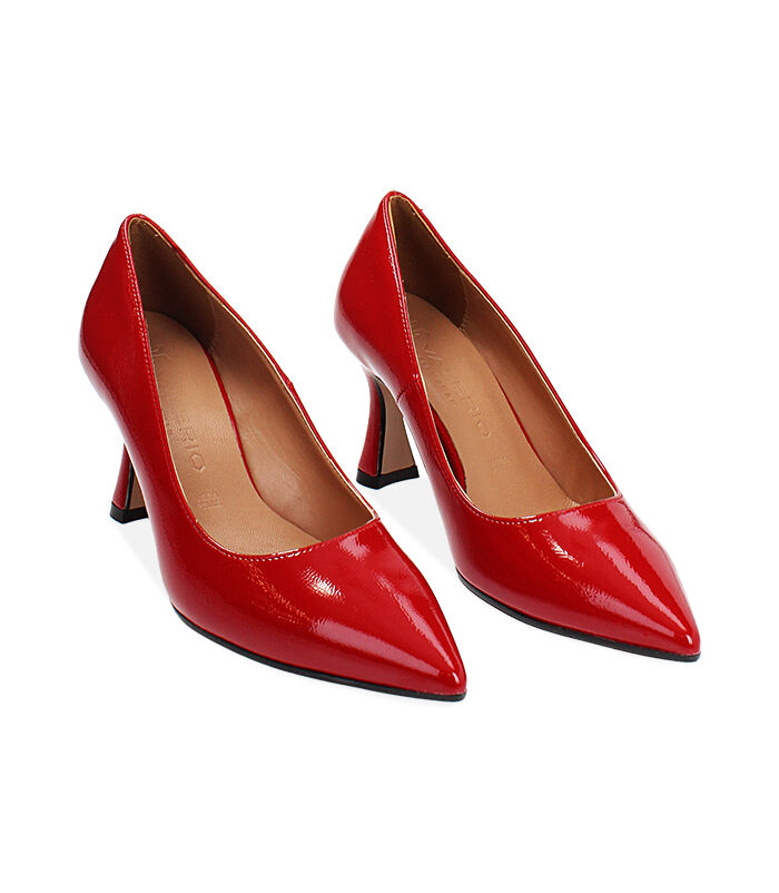 Valerio 1966 Décolleté rosse in naplak tacco 7 cm | Valerio 1966