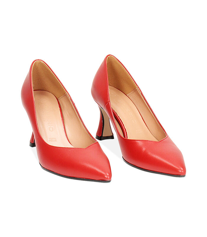 Valerio 1966 Décolleté rosse tacco 7 cm | Valerio 1966