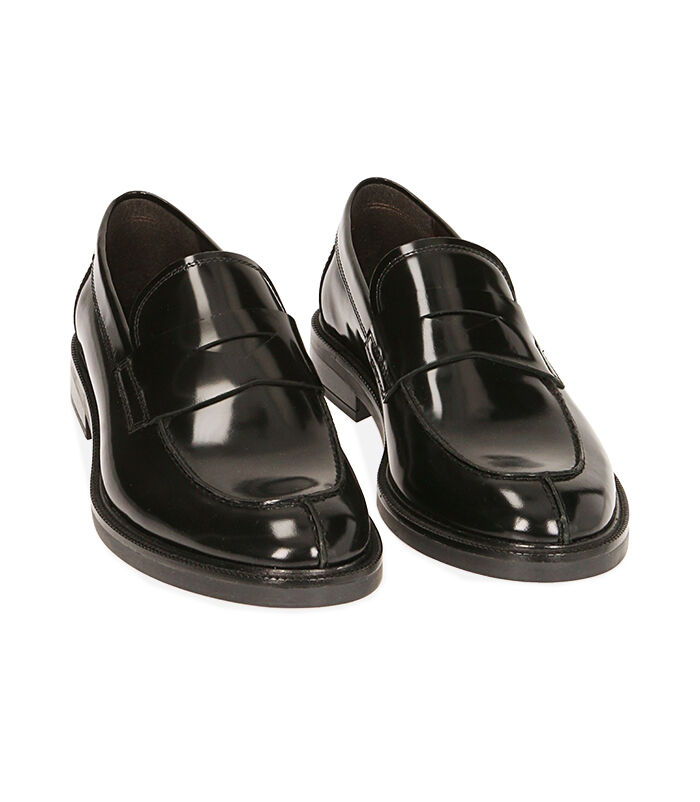 Valerio 1966 Mocassini uomo neri in pelle abrasivata | Valerio 1966