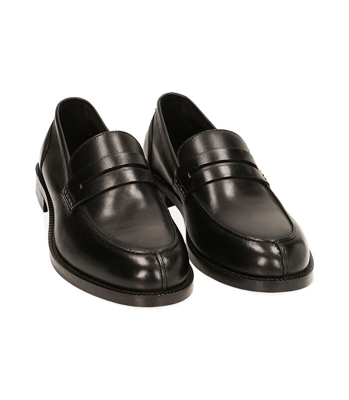 Valerio 1966 Mocassini uomo neri in pelle | Valerio 1966