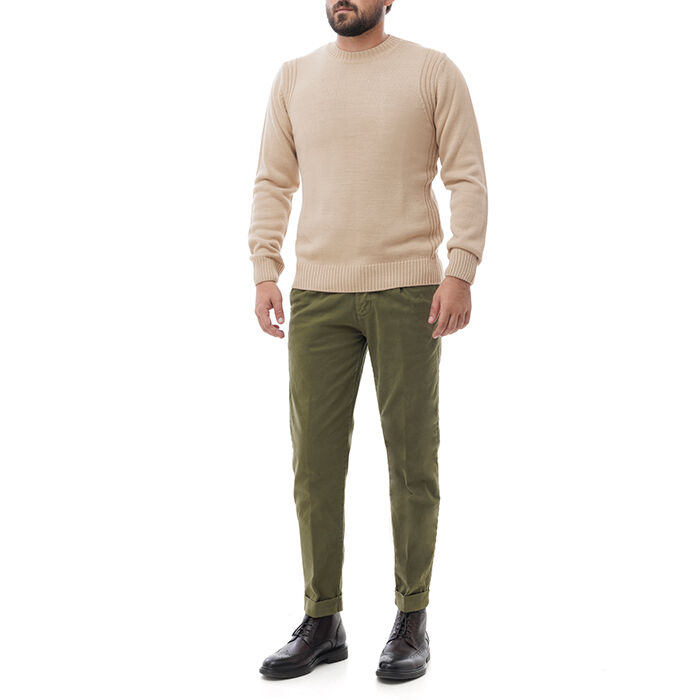 Valerio 1966 Pantalone Verde Di Cotone | Valerio 1966