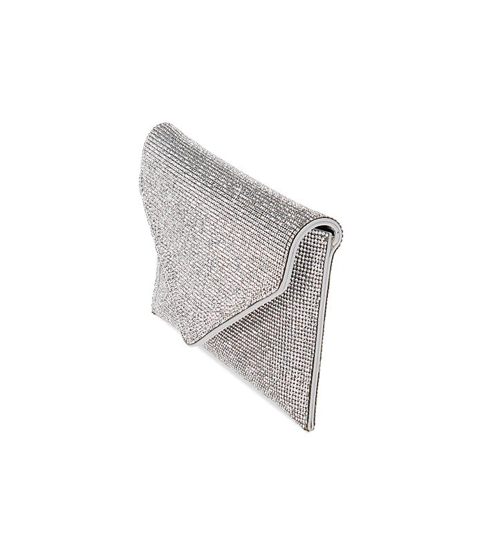 Valerio 1966 Pochette a bustina argento con pietre | Valerio 1966
