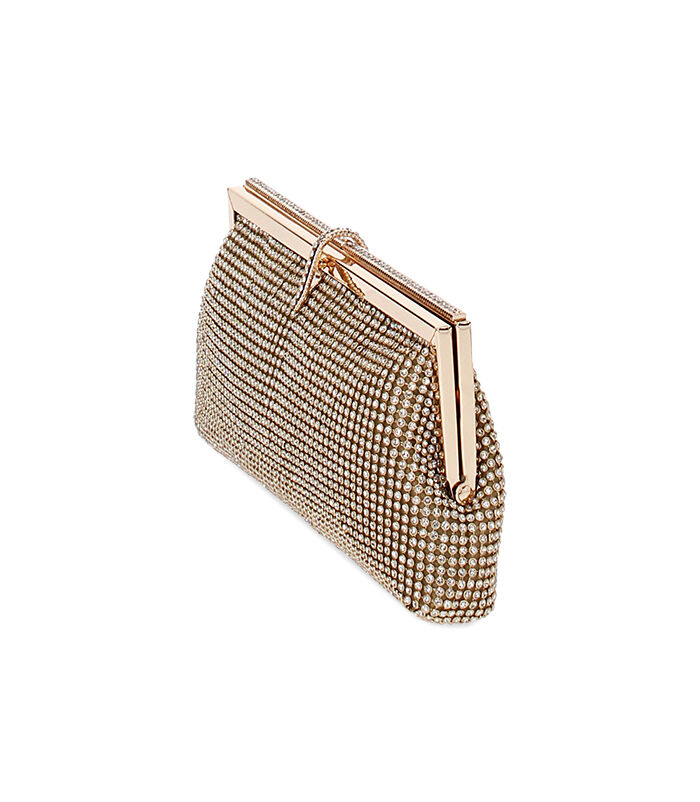 Valerio 1966 Pochette gioiello con chiusura clutch color oro | Valerio 1966