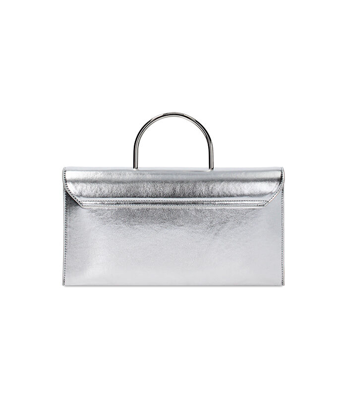 Valerio 1966 Pochette Laminata Argento Con Manico | Valerio 1966