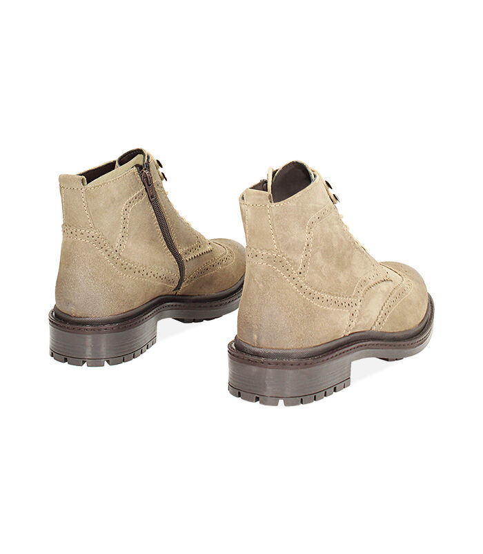 Valerio 1966 Polacchino Di Camoscio Beige | Valerio 1966