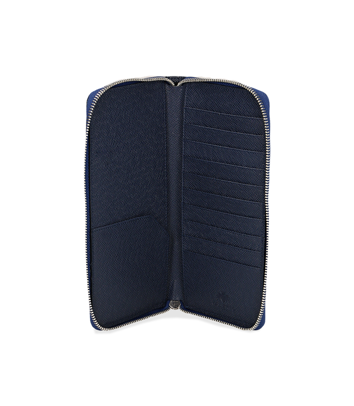 Valerio 1966 Portafoglio Blu In Pelle Donna | Valerio 1966