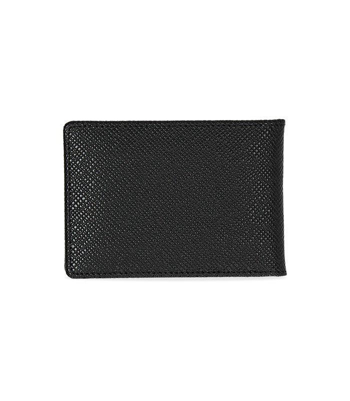 Valerio 1966 Portafoglio nero da uomo in pelle | Valerio 1966