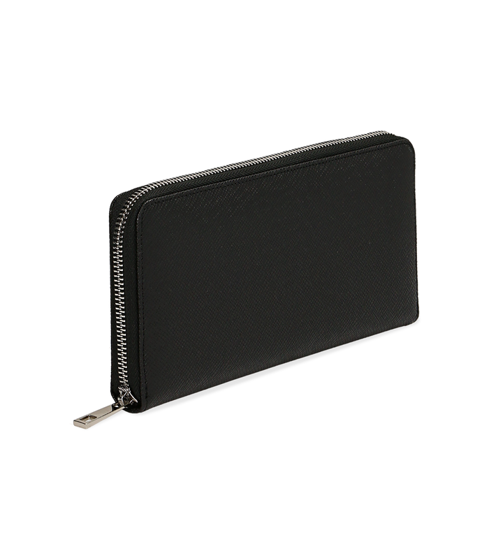 Valerio 1966 Portafoglio nero in pelle donna | Valerio 1966