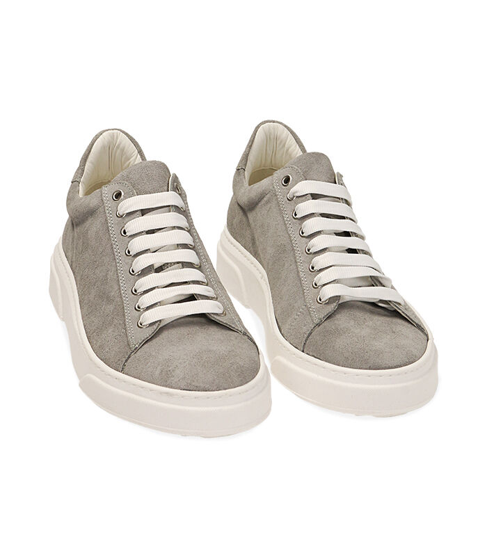 Valerio 1966 Sneakers in camoscio grigie | Valerio 1966