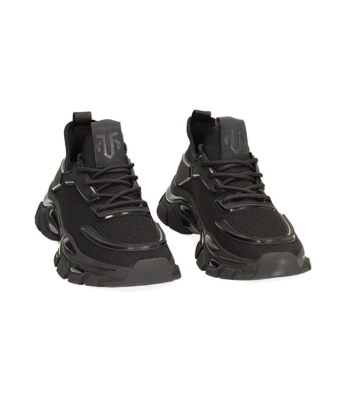 Valerio 1966 Sneakers uomo nere in tessuto | Valerio 1966