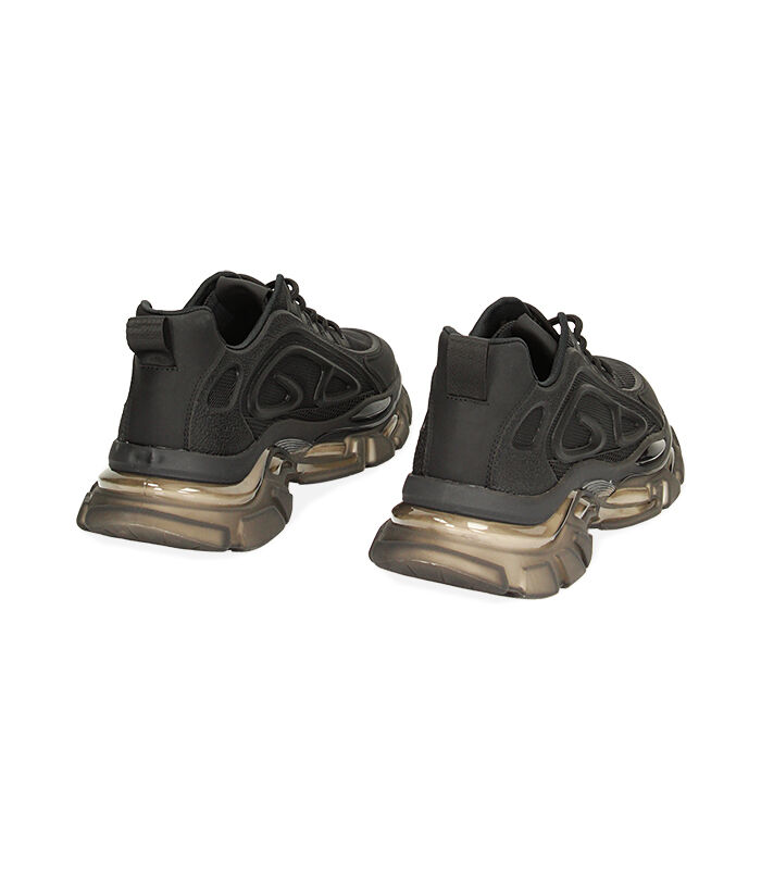 Valerio 1966 Sneakers Uomo Y2k Nere In Tessuto | Valerio 1966