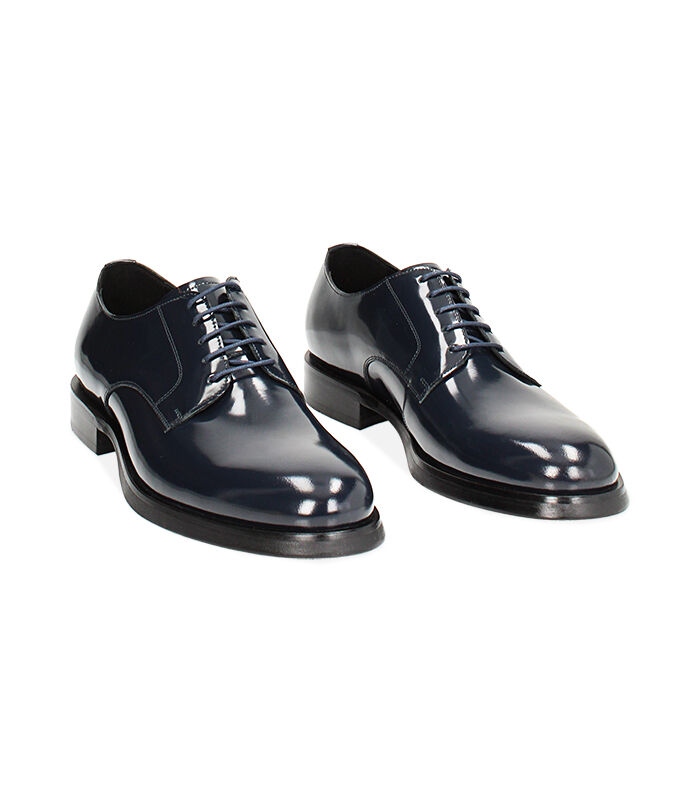 Valerio 1966 Stringate blu in pelle abrasivata | Valerio 1966