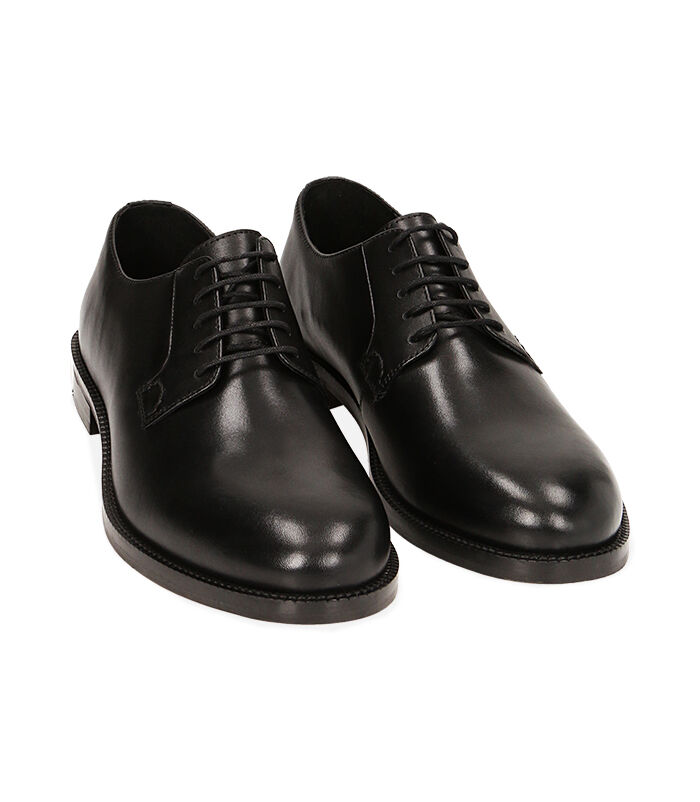 Valerio 1966 Stringate uomo nere in pelle | Valerio 1966