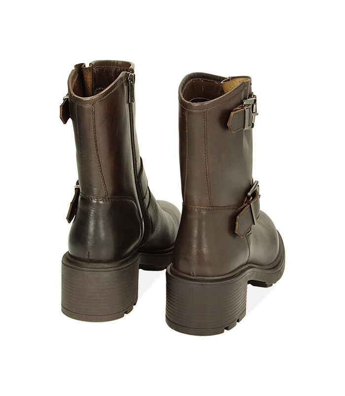 Valerio 1966 CALZATURA BIKER PELLE MORO